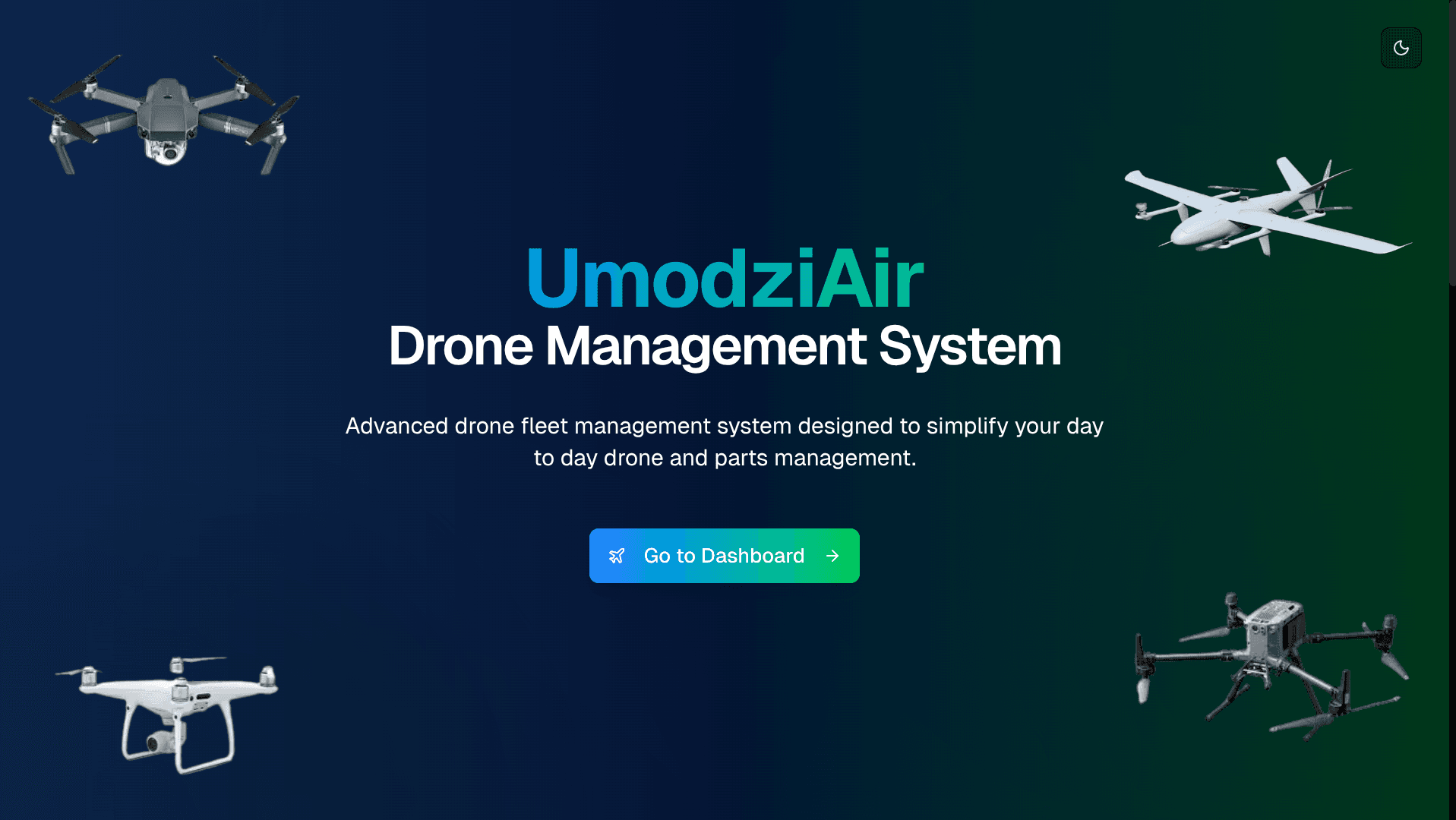 UmodziAir drone tracking dashboard